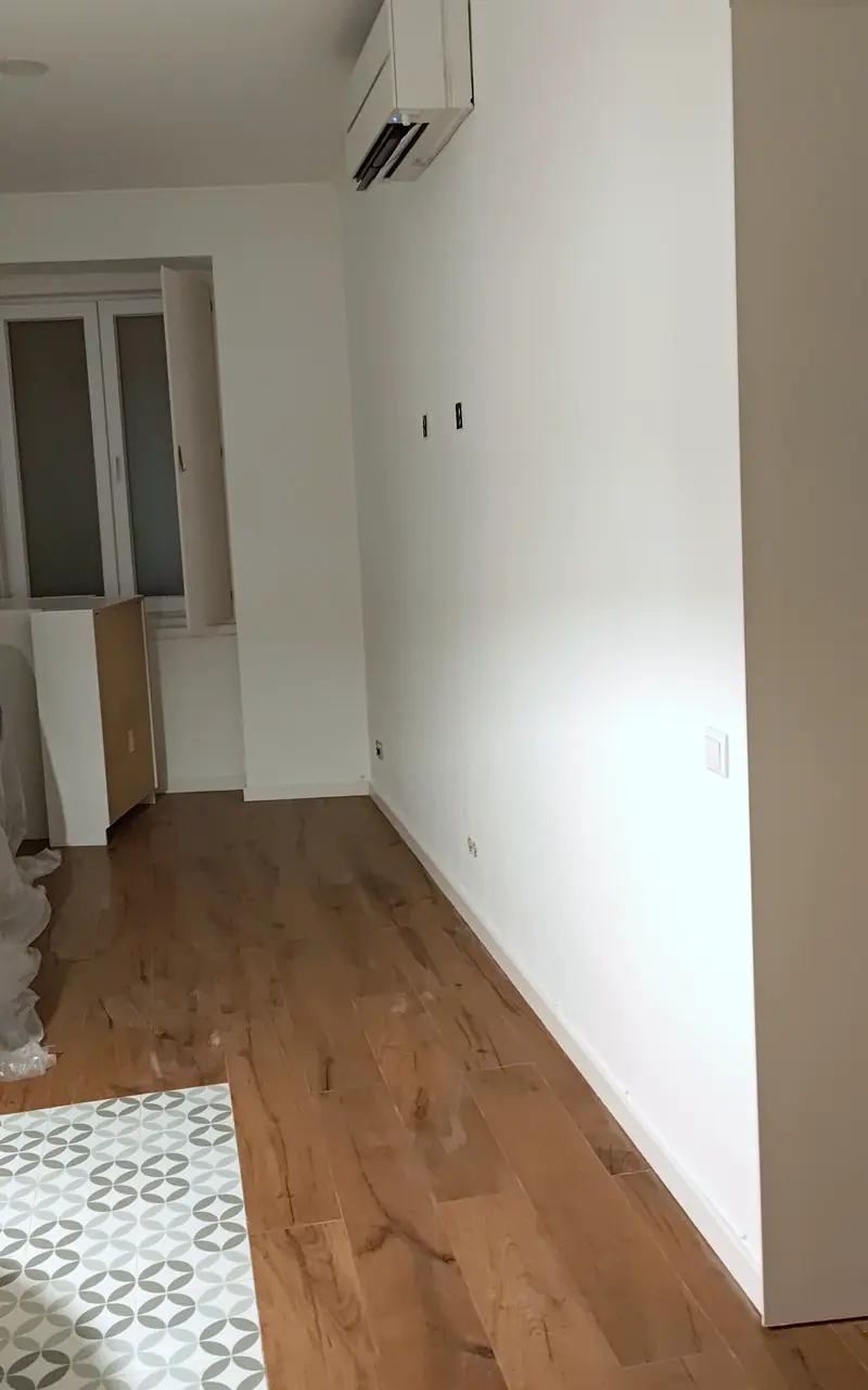 Outra vista da sala depois da obra